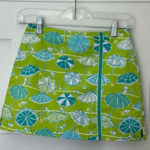 Lilly Pulitzer Girls Size 10 Cotton Skort in Excellent Condition